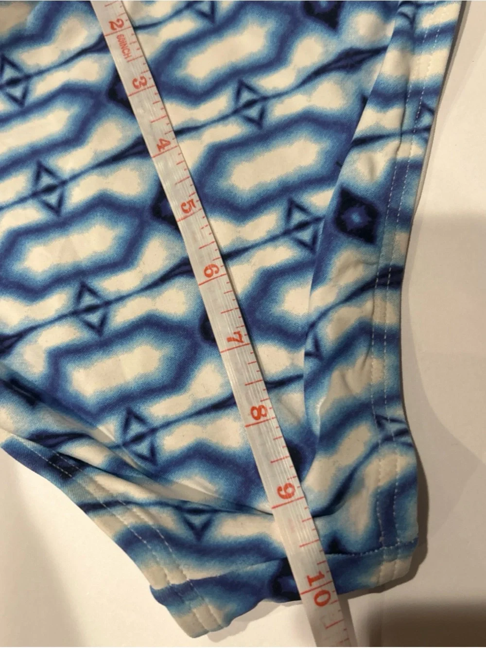 Michael Kors Blue Patterned Two-Piece Bikini